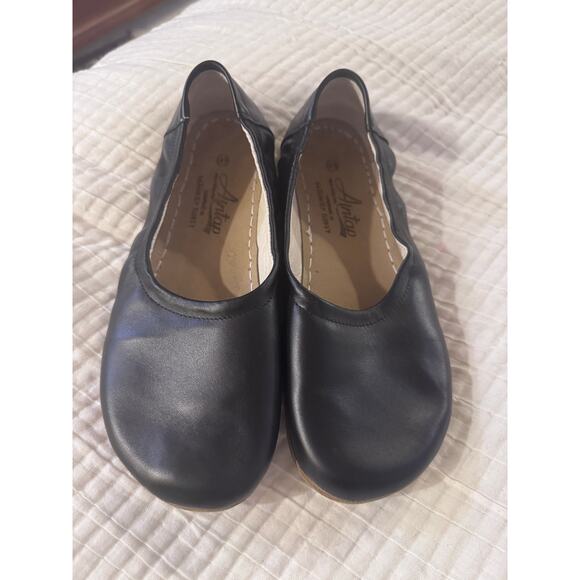 Aintap handmade in Turkey barefoot ballet flats women’s sz 41 US 10 black - Picture 2 of 7